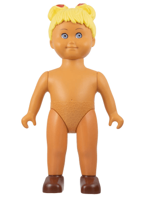 LEGO Duplo Figure Doll Anna Large Reddish Brown Shoes without Clothes (31310pb06) Duplo Minifigure