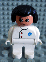 LEGO Duplo Figure Doctor / Medic (4555pb016) Duplo Minifigure