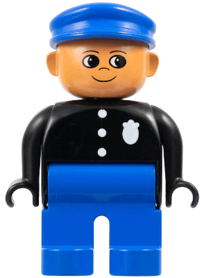 LEGO Duplo Figure Police Officer (4555pb061a) Duplo Minifigure