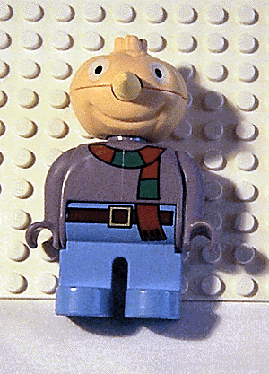 LEGO Duplo Figure Male Naughty Spud (Bob the Builder) (4555pb082) Duplo Minifigure
