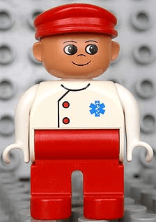 LEGO Duplo Figure Doctor / Medic (4555pb129) Duplo Minifigure