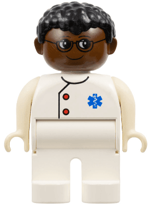 LEGO Duplo Figure Doctor / Medic (4555pb184) Duplo Minifigure