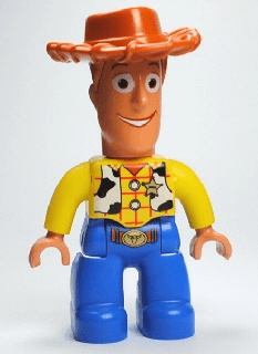 LEGO Duplo Figure Lego Ville Male Woody (47394pb130) Duplo Minifigure
