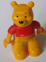 LEGO Duplo Figure Winnie the Pooh Winnie Lego Ville (4600053 / 6044328) (47394pb140) Duplo Minifigure
