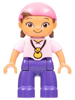 LEGO Duplo Figure Lego Ville Never Land Pirates Izzy (6033054 / 6078568) (47394pb163) Duplo Minifigure