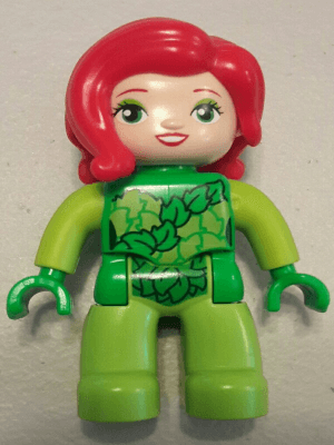 LEGO Duplo Figure Lego Ville Poison Ivy Lime Arms (47394pb224) Duplo Minifigure