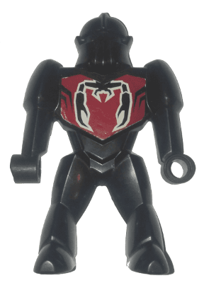 Knights Kingdom II - Nestlé Promotional Figure Shadow Knight with Scorpion Pattern (Sticker)