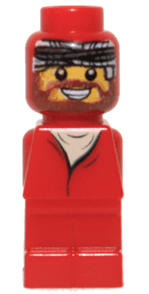 LEGO Microfigure Ramses Pyramid Adventurer Red (85863pb007) City Minifigure