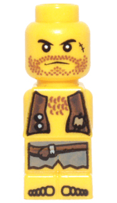 Microfigure Pirate Plank Pirate Yellow (4585640)