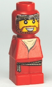 LEGO Microfigure Orient Bazaar Merchant Red (85863pb030) City Minifigure
