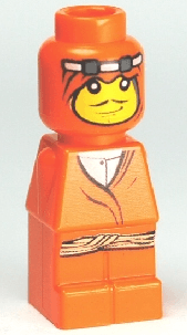 LEGO Microfigure Orient Bazaar Merchant Orange (85863pb033) City Minifigure