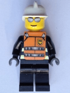 LEGO Fire (WC016s) Town / City Minifigure