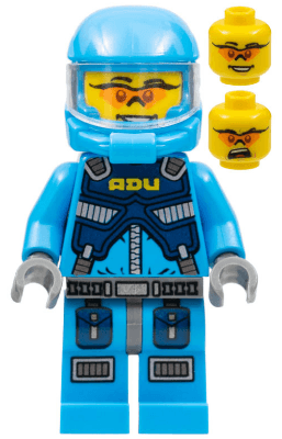 Alien Defense Unit Soldier 1 - Dark Bluish Gray Hips