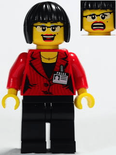 LEGO Alien Conquest Reporter (ac008) Space Minifigure