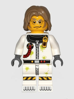 LEGO Alien Conquest Toxic Cleanup Scientist (ac010) minifigure