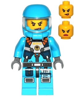 LEGO Alien Defense Unit Soldier 5 Female (ac013) minifigure