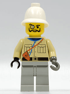 LEGO Lord Sam Sinister / Baron von Barron (adv003) Adventurers Minifigure