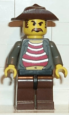 LEGO Mr. Cunningham with Black Hips (adv019) Adventurers Minifigure