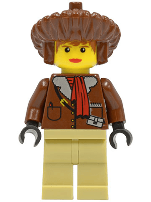 Pippin Reed / Miss Gail Storm - Brown Parka, Tan Legs, Brown Mongolian Hat