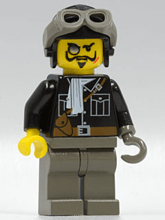 LEGO Lord Sam Sinister / Baron von Barron (adv036) Adventurers Minifigure