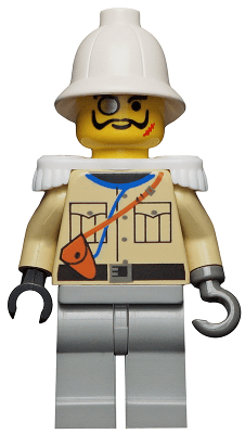 LEGO Lord Sam Sinister / Baron von Barron (adv039) Adventurers Minifigure