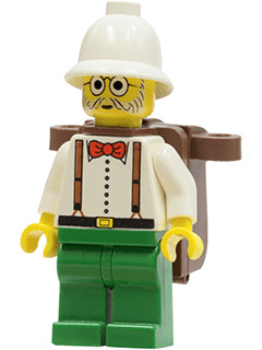 LEGO Dr. Kilroy / Dr. Charles Lightning (adv040) Adventurers Minifigure