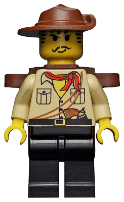 LEGO Johnny Thunder (Desert) with Backpack (adv041) Adventurers Minifigure