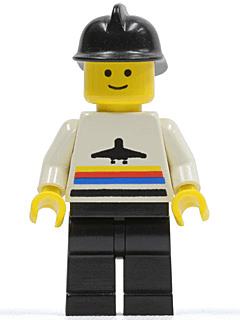 Airport - Classic, Black Legs, Black Fire Helmet