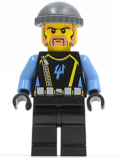 LEGO Aquaraider Diver 3 (aqu017) LEGO Minifigure