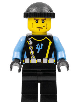 Aquaraider Diver 4 - Black Knit Cap