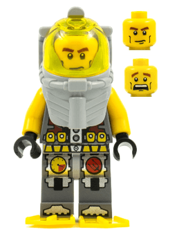 LEGO Atlantis Diver 1 (atl016) minifigure