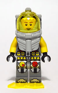 LEGO Atlantis Diver 4 (atl018) minifigure