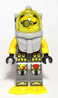 LEGO Atlantis Diver 7 (atl023) Atlantis Minifigure