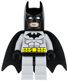 Batman - Light Bluish Gray Suit, Black Mask