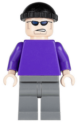 LEGO The Joker's Henchman (bat007) Batman Minifigure