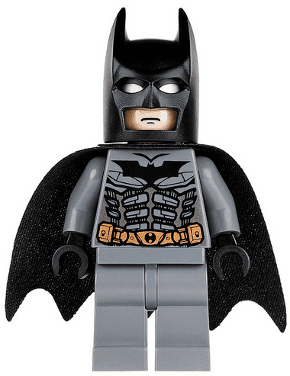 Batman - Dark Bluish Gray Suit, Black Mask