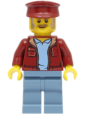LEGO Fishing Boat Captain (bdp052) Icons Minifigure