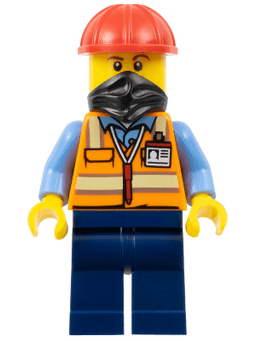 LEGO Construction Worker (bdp059) minifigure