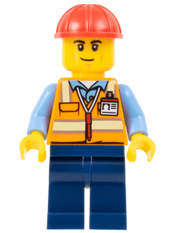 LEGO Construction Worker (bdp060) minifigure