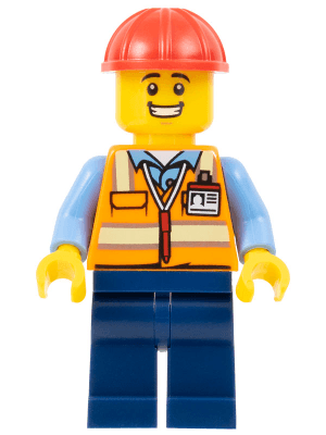LEGO Construction Worker (bdp061) Icons Minifigure