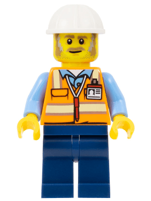 LEGO Construction Foreman (bdp063) Icons Minifigure
