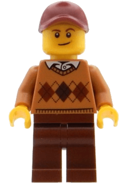 LEGO Visitor (bdp079) minifigure