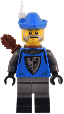 LEGO Mountain Fortress Black Falcon Archer (bdp099) Icons Minifigure