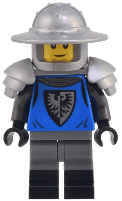 Mountain Fortress Black Falcon Soldier - Helmet with Broad Brim, Shoulder Armor