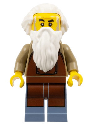LEGO Train Worker (bdp120) Icons Minifigure