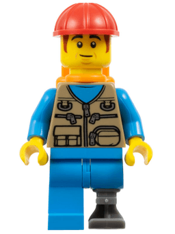 LEGO Train Worker (bdp122) minifigure
