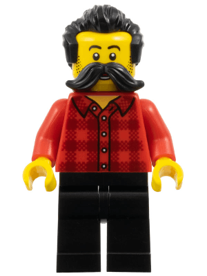 LEGO Train Worker (bdp124) Icons Minifigure