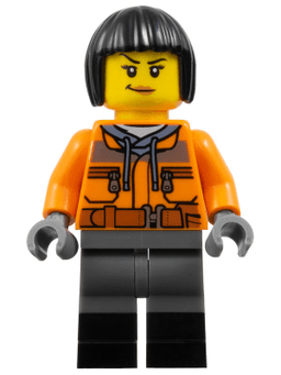 LEGO Train Worker (bdp125) minifigure