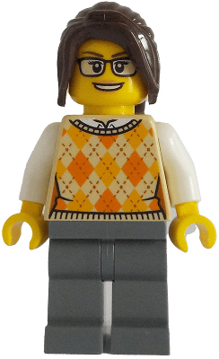 LEGO Ticket Vendor (bdp129) Icons Minifigure