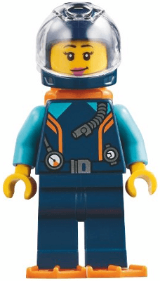 LEGO Harbormaster's Office Diver (bdp151) minifigure